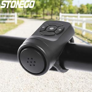 Electric Bike Horn 120dB Waterproof Bicycle Bell Loud Safety Alarm Cycling Accessories Mountain Road Bike