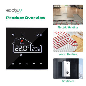 Tuya Smart Wifi Heating Thermostat Floor Heating Wifi Thermostat Gas Boiler Temperature Remote Controller for Google Home Alexa