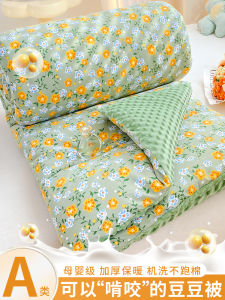 Thickened Soy Fiber Bean Bean Winter Quilt Durable All-Season Warmth Bedding Comforter Single Person Four Seasons Quilt