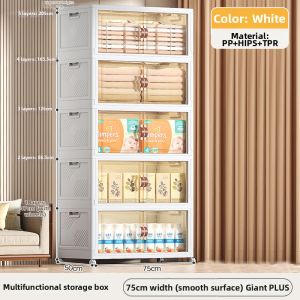 Folding Non-Assembly Storage Cabinet