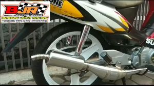 Knalpot FIZR F1Z Standar Racing Stainless Carbon BJR RACING EXHAUST