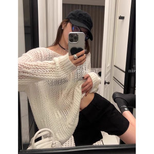 Beach Style Hollow out Knitted Sun Protection Cover up Womens Spring Summer Sleeveless Outerwear Air Conditioning Shirt