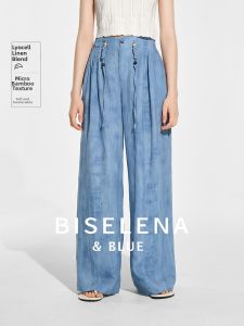 BEIQIANI | Bohemian Style Lyocell-Linen Blend Washed & Tiedye Leisure Pants