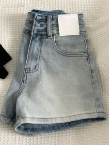 High Waist Loose Fits Thin Blue Jeans Womens Summer Style a Line Wide Leg Pants Casual Wear Denim Casual High Waist Loose Fit Blue Jeans