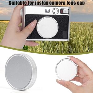 Mini EVO Cap for Instax Mini Evo Camera Lens Cap Dustproof Waterproof Aluminum Alloy Protective Cover Dustproof Lens Cap Waterproof Protective Hood Instant Camera Lens Cover Fujifilm Instax Mini EVO