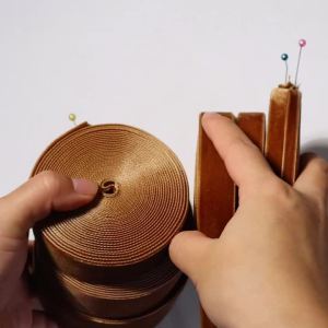 6-38mm Brown Velvet Ribbon Handmade Wedding Party Christmas Decoration Ribbons For Gifts Wrapping DIY Bowknot Sewing Fabric