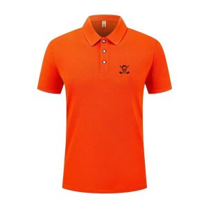 Mens and Womens Fashionable Casual Polo Shirts Versatile Street Short Sleeved Shirts