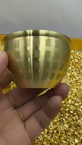 Bát Tụ Tài Phong Thủy Hợp Kim Đồng – Bát Tụ Bảo Chiêu Tài Lộc Đặt Bàn Thờ Thần Tài Bàn Làm Việc Két Sắt