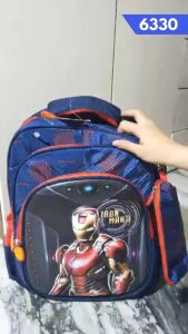 TAS RANSEL-RANSEL TROLI-TROLI 3 RODA SEKOLAH ANAK SD KARTUN LAKI LAKI/PEREMPUAN 6330