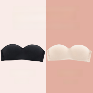Strapless Intimates Womens Small Chest Push up Anti-Slip Tube Top Invisible Bra Chest Paste Summer Thin Beautiful Back Bundle Wrapped Chest