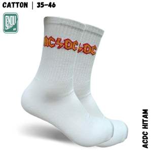 Kaos Kaki Motif AC CD Oldschool Skate Panjang Premium - Hosela Project