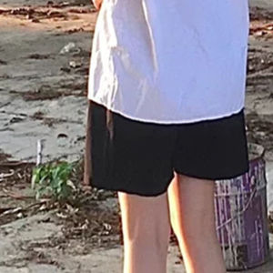 กางเกงขายาวผ้าชีฟองไหมน้ำแข็งทรงหลวมสำหรับฤดูร้อน กางเกงขายาวทรงตรงเอวสูง ทรงบาง ทรงหลวม ทรงหลวม ไซส์ใหญ่ กางเกงขายาวลำลอง