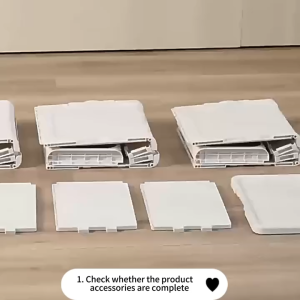 Lemari Lipat Susun Plastik Serbaguna Rak sepatu Rak Susun Serbaguna Lemari Dapur Toilet Lemari Serbaguna Rak Buku Dengan Roda