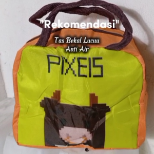 Tas Sebelum Makanan Karakter Warna-Warni Tahan Panas - Insulated Cooler Bag Kapasitas 24L