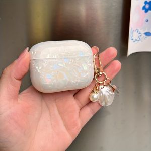Earphone Protective Case With Shell Pattern And Pendant For Airpods 1/2/3/4/pro/pro2
