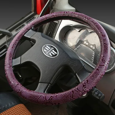 Universal Leather Steering Wheel Cover For Trucks Buses