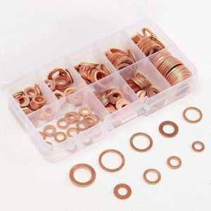 200PCS RING PLAT RING BAUT TEMBAGA RING TEMBAGA