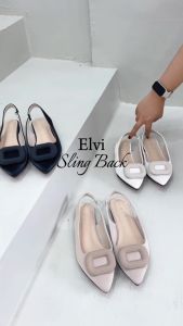 Viditi Elvi Sling Back // Sepatu Import Wanita // Lepes // Teplek // Kerja // Kuliah // Kantor // Flat Shoes