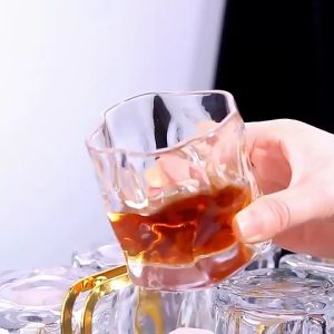 Ly rock thủy tinh pha lê uống whisky rượu mạnh cốc uống ruou wine glass tùy chọn họa tiết và dung tích-HAUSE