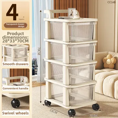 Multi-level Drawer-type Storage Cabinet for Children