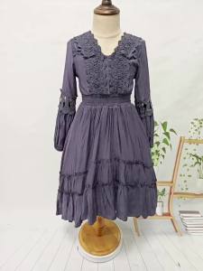 Lace Flower Girl Dress Clothing Medieval Vintage Elegant Girl Dress Backless Birthday Party Long Dresses For Teenager Girls