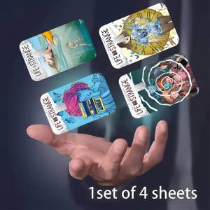 Life Is Strange Adventure Game 2024 Anime Cartoon Skin Stickers Film Tape Case for Big Credit Debit Card Front Side