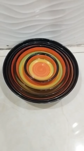 Đĩa Cầu Vồng Ảo Size 15cm Cao Cấp | Đĩa Sứ Decor Bàn Ăn Sang Trọng