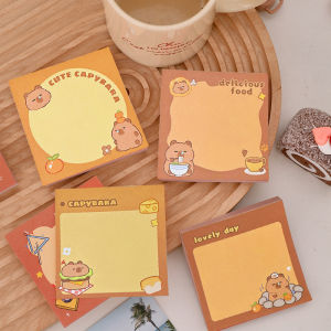 Hoạt Hình Dễ Thương Capybara Memo Pad Dán 50/200 Chiếc Không Dính Tin Nhắn Giấy Trường Vật Dụng Văn Phòng Sáng Tạo Tay Tài Khoản Đồ Chơi Quà Tặng Cho Mọi Lứa Tuổi