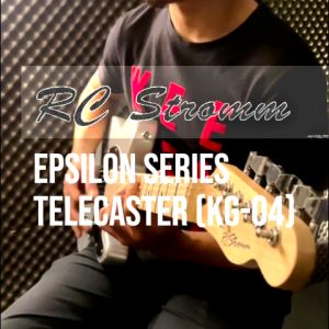 EPSILON Series BLACK PICK GUARD Telecaster Electric Guitar Beginner Package Set ( RCStromm Gamma / KG-04 / kG04 )