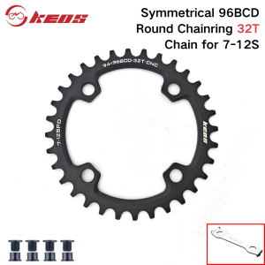 Đĩa Xích Hợp Kim Nhôm KEOS 96BCD Dành Cho Xe Đạp Địa Hình/xe Đạp Đường Trường Răng Hẹp-rộng Đối Xứng 1x Crankss Có Sẵn 40T/42T/44T