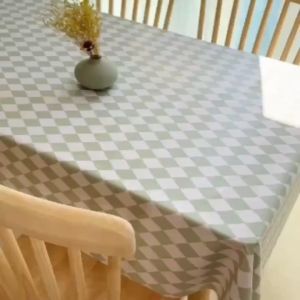 Waterproof Reusable Oilproof PVC Table Cloth Minimalist Design Nordic skin-friendly table cloth high quality