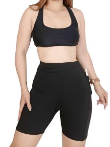 Biker Shorts with Phone Pockets for Women | High-waisted | NO CAMEL TOE | KIARA EMMANUELLE | SOLID COLORS | PREMIUM FABRICS | MAKAPAL AT MATIBAY