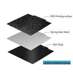 begrint | Magnetic Flexible PEI Build Plate Double Sided Spring Steel For Flashforge Adventurer 5M Pro AD5M AD5X 235x235mm 3D Printer