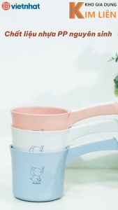 Ca gáo tắm HOKORI nhựa VIỆT NHẬT cao cấp 28x15cmx15cm - Sâu lòng tay cầm dài dễ cầm nắm chắc chắn - Chính hãng 6136