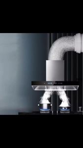 BATHKITCHZ Hood Ducting Stainless Steel Cap Flexible Aluminium Ducting Hose Hood Exhaust Fan Pipe