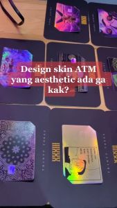 SKIN CARD STIKER MOTIF AMERICAN EXPRESS PELINDUNG KARTU ATM SIM KTP E-MONEY ID CARD ETOLL CUSTOM