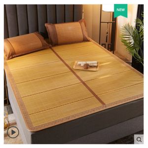 Student Dormitory Bamboo Grass Mat Dual-sided Icy Silk