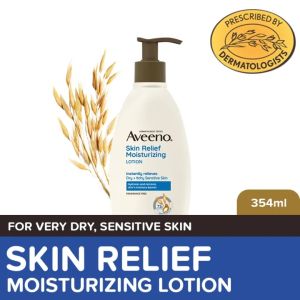 Aveeno Skin Relief Body Lotion 354ml - Moisturizing Lotion for Sensitive Skin Dry and Itchy Skin Eczema Atopic Dermatitis