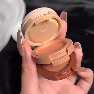 Extraction 3 In 1บลัชออนแบบ3-In-1แบบ3ชั้นเคลือบไฮไลท์แผ่นแปรงแต่งหน้าใบหน้าดวงตาอายแชโดว์สีไข่มุกเงามันวาวสูง