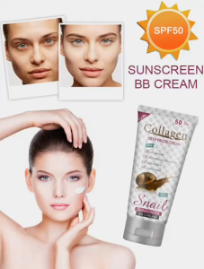 [TOP SELLING ITEMS] *PEI MEI* Collagen Snail Sunscreen BB Cream (50ML) – SPF 50+ & Skin Repairing Formula - 100% AUTHENTIC BY BEAUTY BESTIE