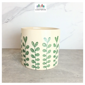 The Leaferie Marvelle plant pots. Ceramic flowerpot . flowerpots . flower pot . planter . planters
