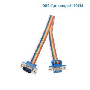 EELHOE | 20/30Cm D-SUB DB9 DB15 DB25 Nam Nữ Cổng Nối Tiếp Kết Nối Adapter RS232 COM Cáp Nối Dài Cho Phụ Kiện Máy Tính