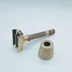 Dao Cạo An Toàn Cao Cấp Có Thể Điều Chỉnh Dành Cho Nam Giới Thiết Kế Mới Kiểu Bướm Mở Máy Cạo Râu Cổ Điển Thân Hợp Kim Kẽm Đồng Thau Cạo Toàn Bộ Khuôn Mặt