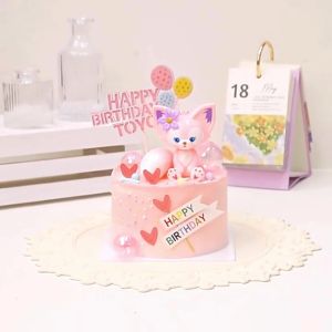 Topper Kek Linabell – Hiasan Kek Figurine Musang Comel / Linabell Fox Cake Topper Cake Decoration / 玲娜贝儿 小狐狸 蛋糕装饰 蛋糕插件摆件