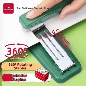 deli | Rotary Bookbinding Stapler Multifunction