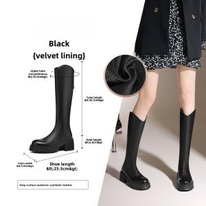 Red Dragonfly Womens Long Fleece Lined Boots Autumn Winter High Top Knight Style Shoes Comfortable Fashion Booties for Ladies