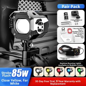 UNJOYLIOD | Laser Flash Strobe Modification LED Headlight for SYM Cruiser 150 Scooter