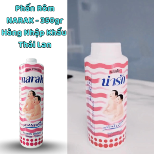 Phấn Rôm NARAK - 350gr Hàng Nhập Khẩu Thái Lan Bảo vệ da bé khỏi ẩm ướt Dùng Được Cho Nghành Tóc chính hãng.
