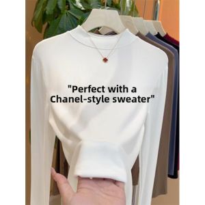 High-end Stylish Design Sense Semi-high Collar Innerwear
