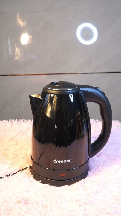 Dreepor Household Electric Kettle Stainless Steel Electric Kettle 2.0L Double Layer Anti-scalding Automatic Heat1500W Steam Sensor Switch Boil and Stop Anti-dry Protection | Lazada Philippines